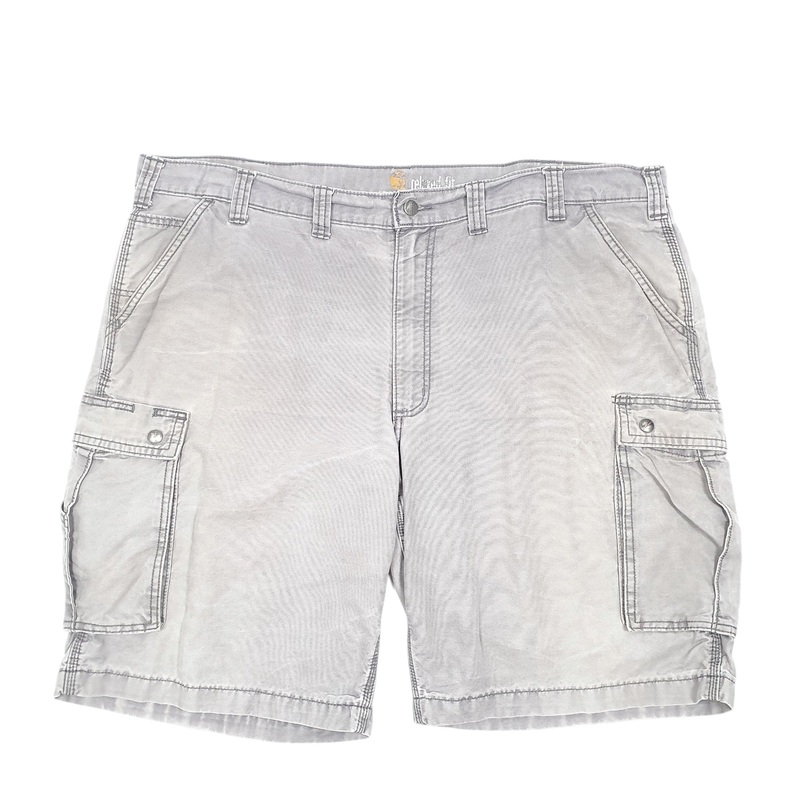 Carhartt Workwear Relaxed Grey Cargo Workwear Cotton Shorts W44