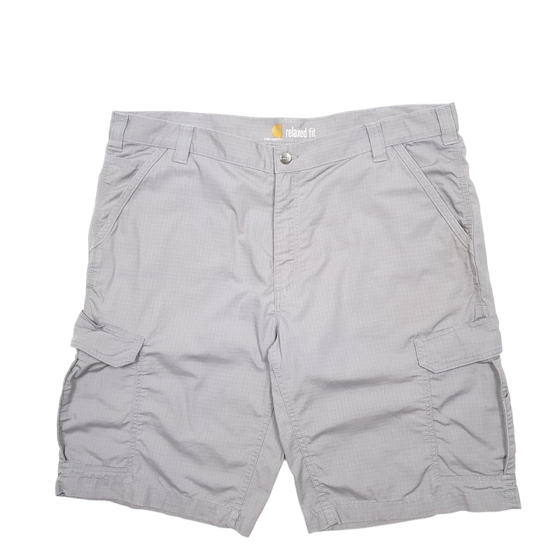 Carhartt Workwear Ripstop Grey Carpenter Cotton Shorts W42