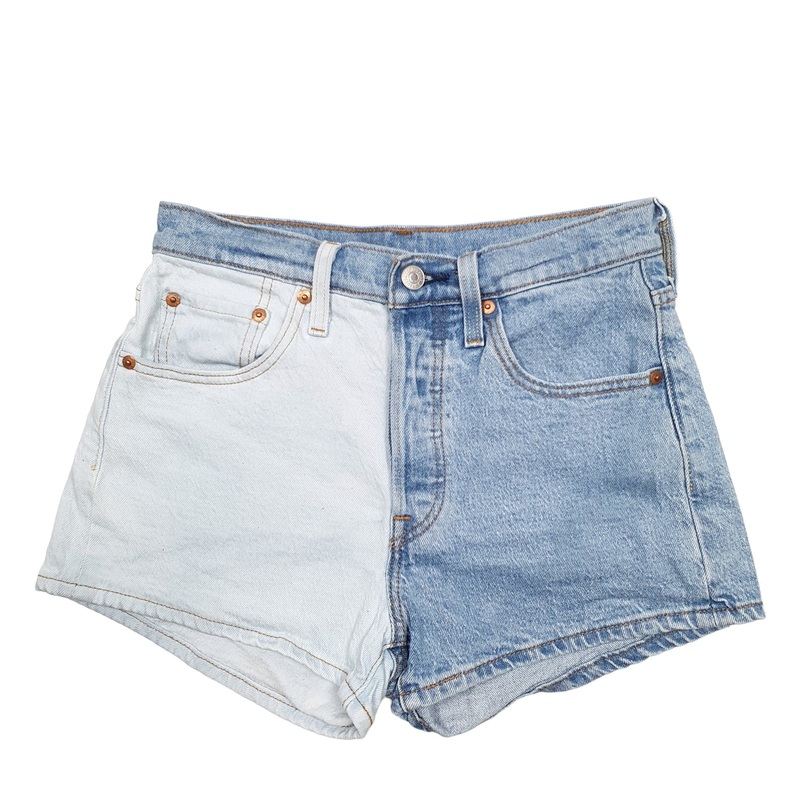 Levis 501 Denim Jorts Blue Denim Jeans Cotton Shorts W26