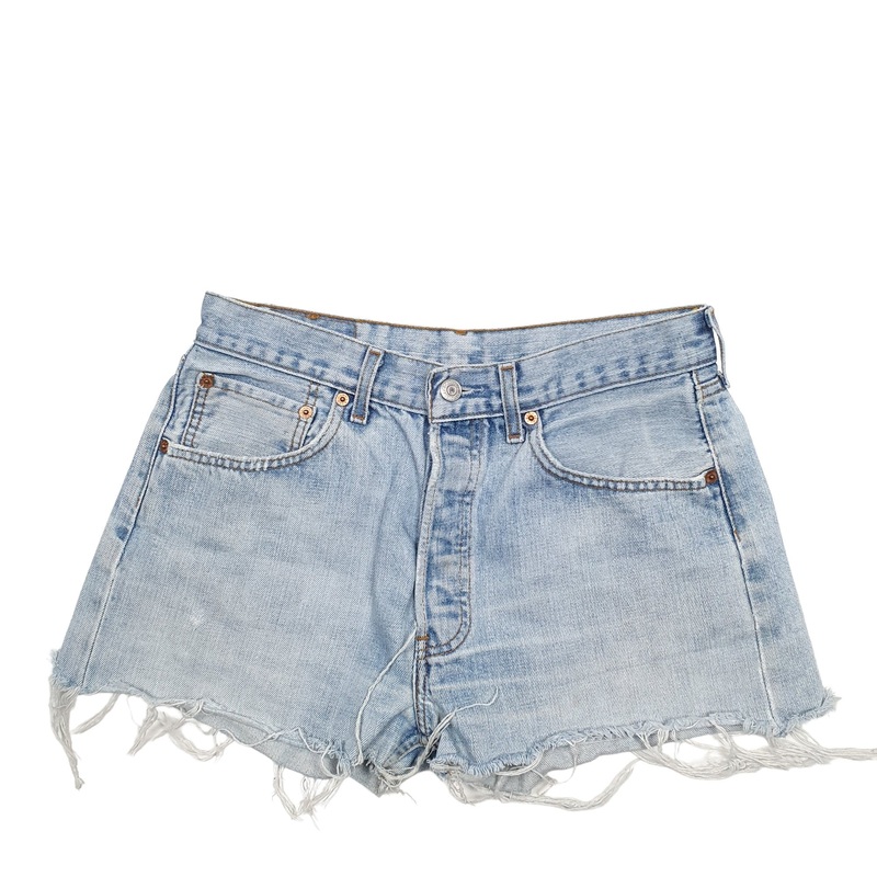 Levis 501 Denim Jorts Blue Denim Jeans Cotton Shorts W31
