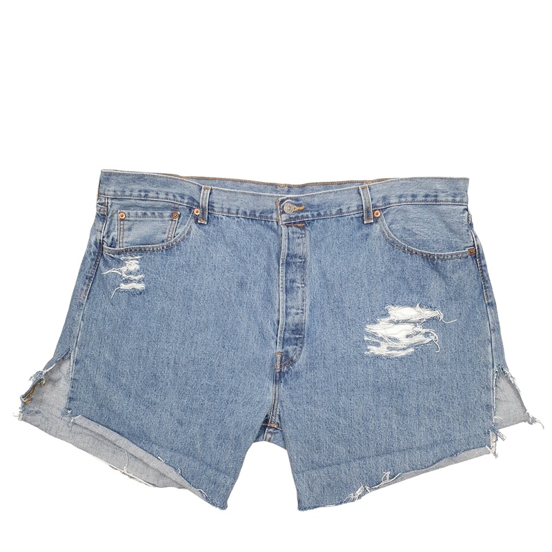 Levis 501 Denim Jorts Blue Denim Jeans Cotton Shorts W44