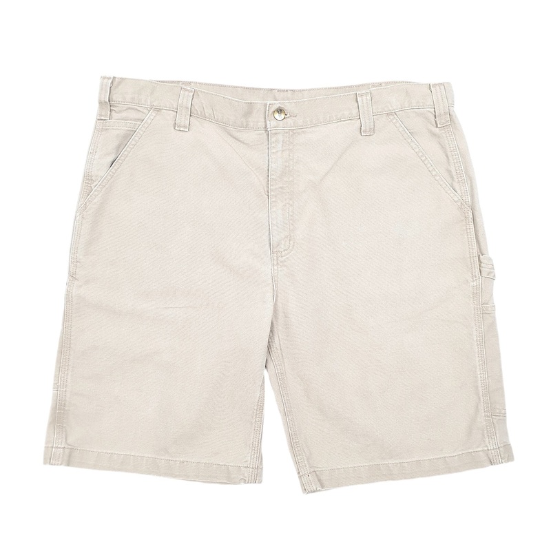 Carhartt Workwear 100246 Relaxed Beige Carpenter Cotton Shorts W40