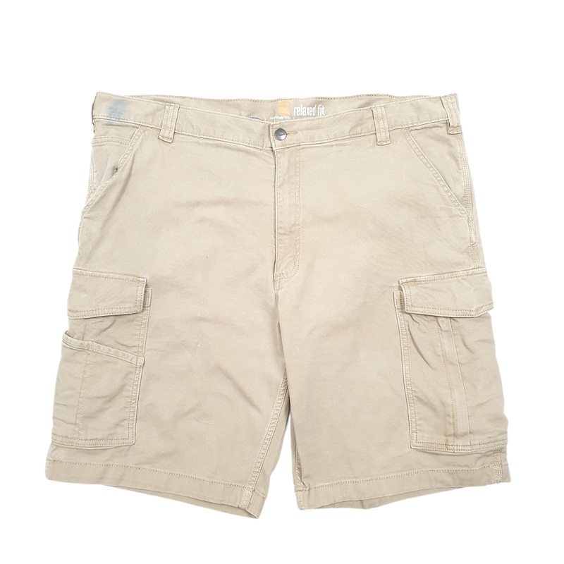 Carhartt Workwear 103542 Relaxed Beige Cargo Workwear Cotton Shorts W42
