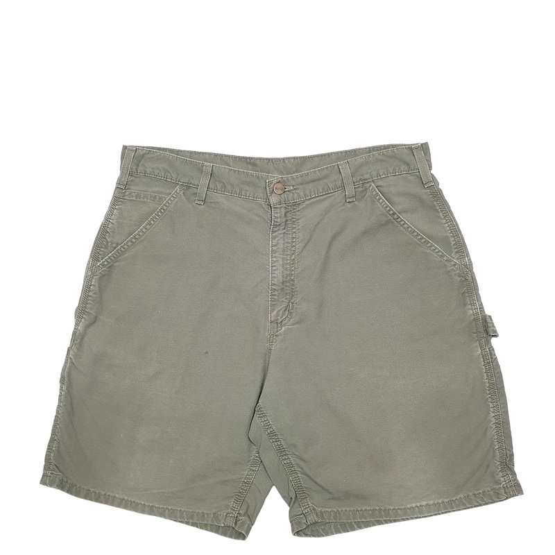 Carhartt Workwear B144 Khaki Carpenter Cotton Shorts W36