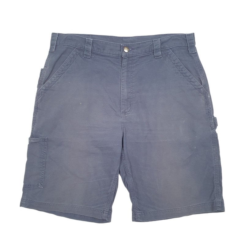 Carhartt Workwear B147 Navy Carpenter Cotton Shorts W36