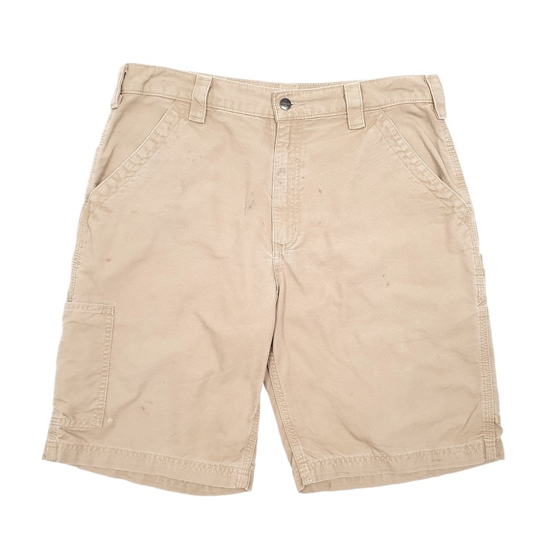 Carhartt Workwear B147 Tan Carpenter Cotton Shorts W34