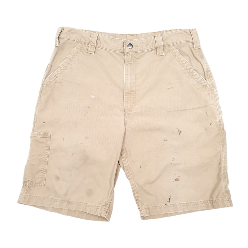 Carhartt Workwear B147 Tan Carpenter Cotton Shorts W36