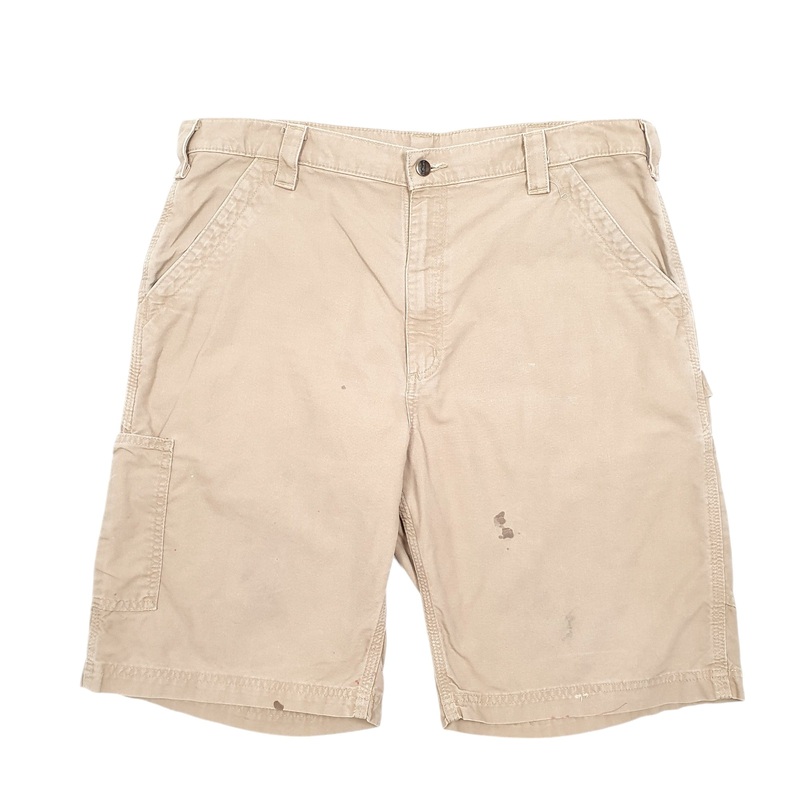 Carhartt Workwear B147 Tan Carpenter Cotton Shorts W38
