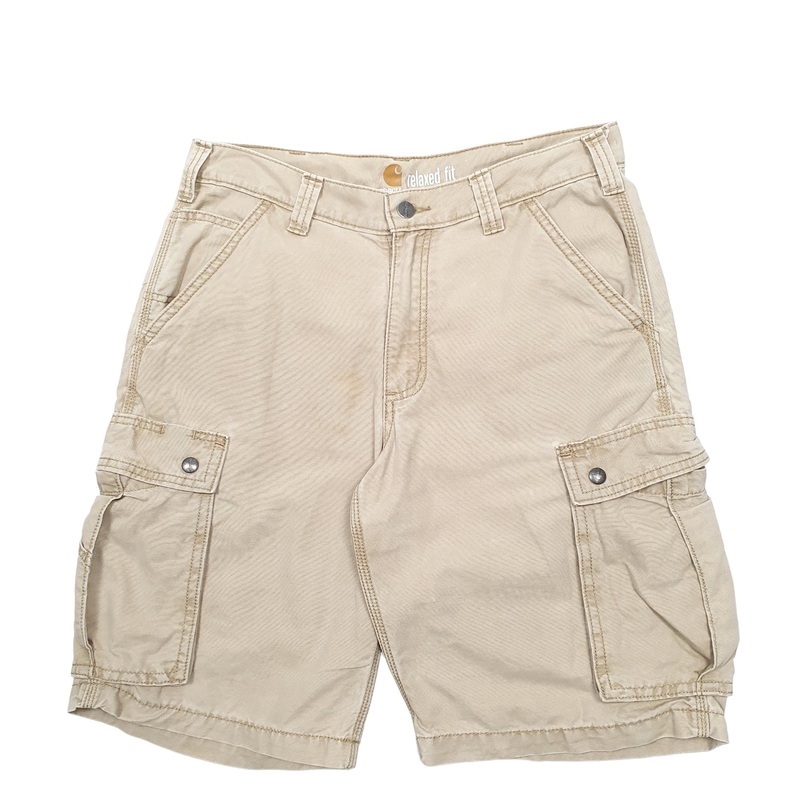 Carhartt Workwear Beige Cargo Workwear Cotton Shorts W32
