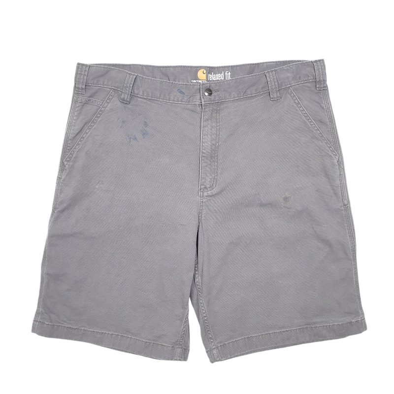 Carhartt Workwear Relaxed Grey Carpenter Cotton Shorts W40