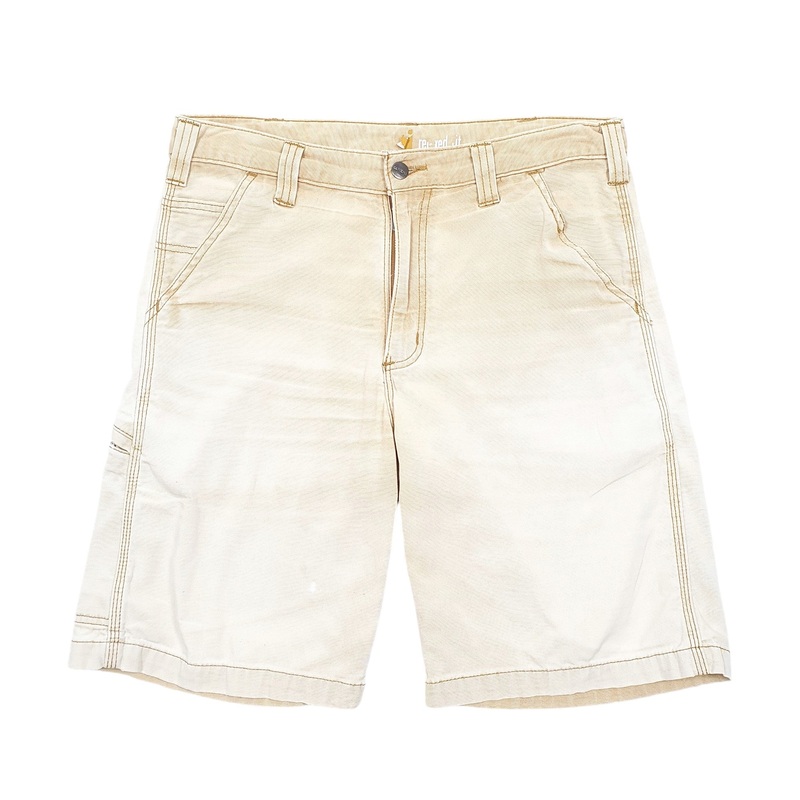 Carhartt Workwear Relaxed Tan Carpenter Cotton Shorts W32