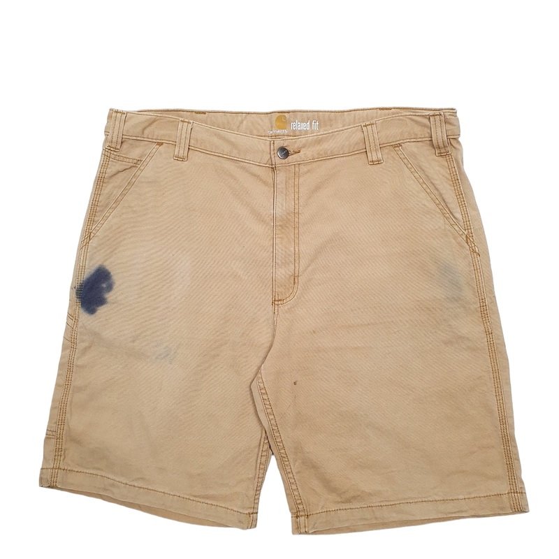 Carhartt Workwear Tan Carpenter Cotton Shorts W40