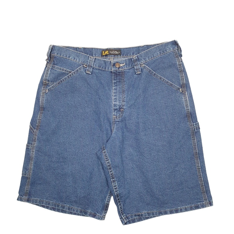 Lee Blue Carpenter Cotton Shorts W34