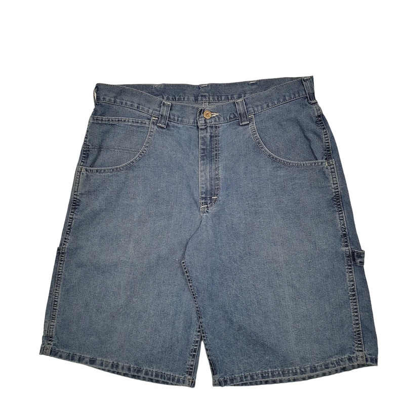 Lee Dungarees Blue Carpenter Cotton Shorts W36