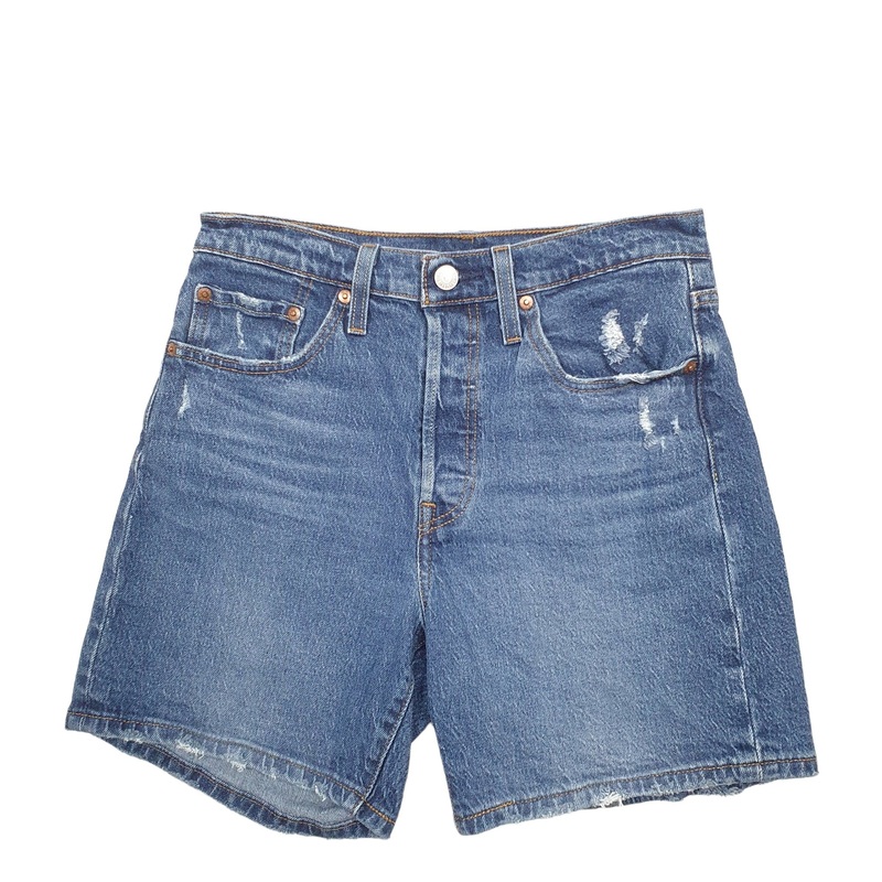 Levis 501 Denim Jorts Blue Denim Jeans Cotton Shorts W27
