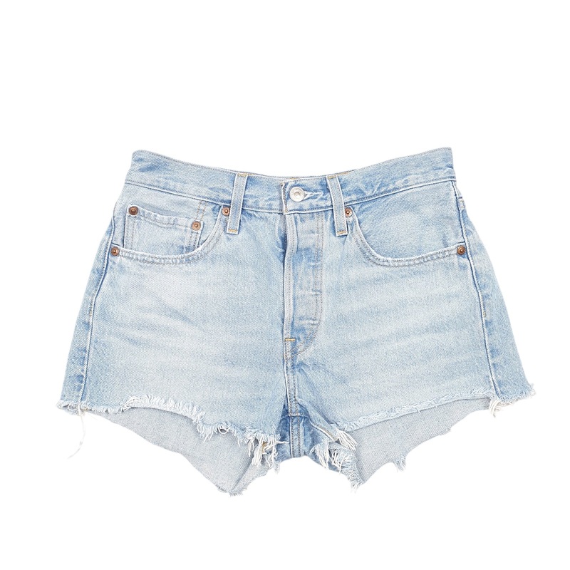 Levis 501 Denim Jorts Hot Pants Blue Denim Jeans Cotton Shorts W28
