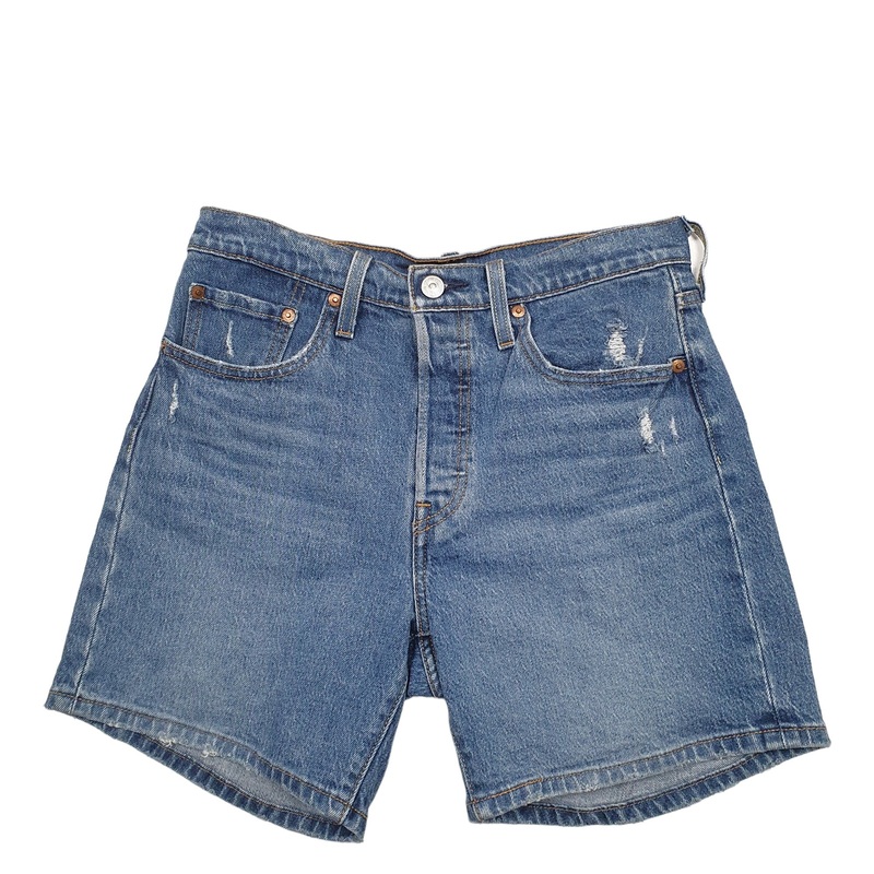 Levis 501 Jorts Blue Denim Jeans Cotton Shorts W27