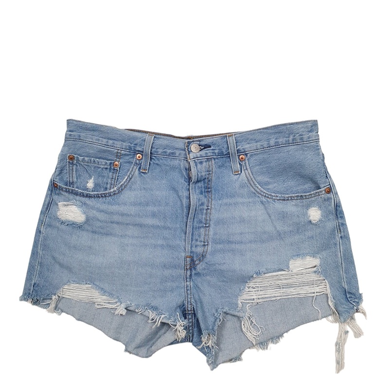 Levis 501 Jorts Blue Denim Jeans Cotton Shorts W32