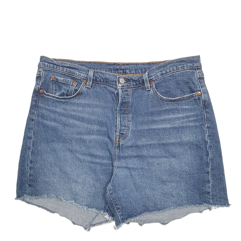 Levis 501 Jorts Blue Denim Jeans Cotton Shorts W38