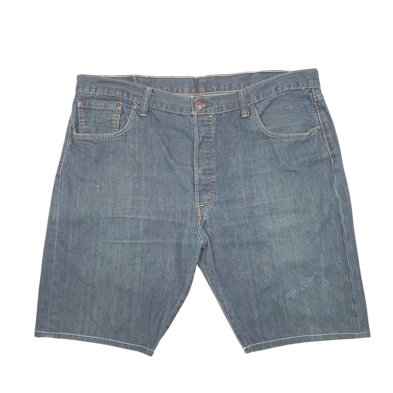 Levis 501 Jorts Blue Denim Jeans Cotton Shorts W40