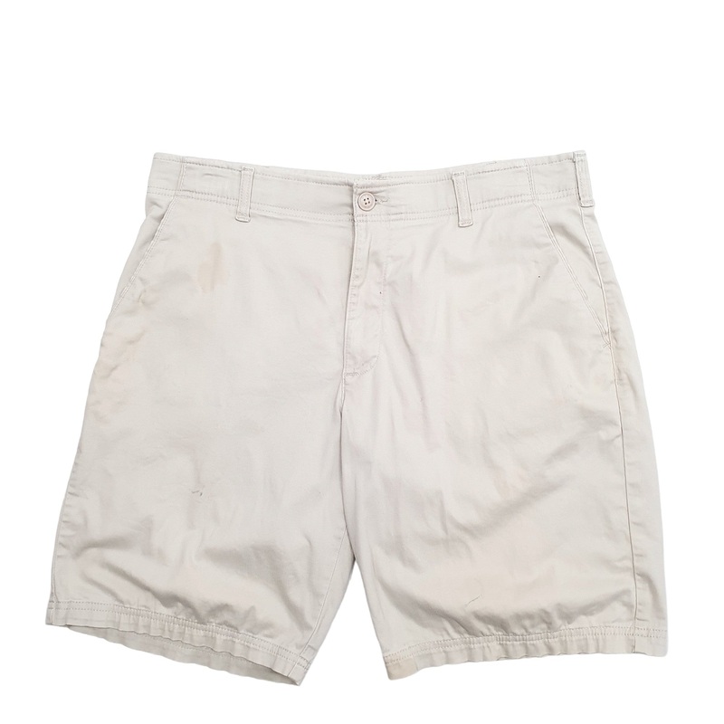Lee Extreeme Comfort Cream Chino Cotton Blend Shorts W36