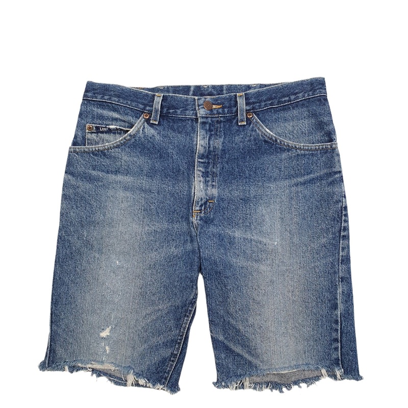 Lee Blue Denim Jeans Cotton Shorts W32