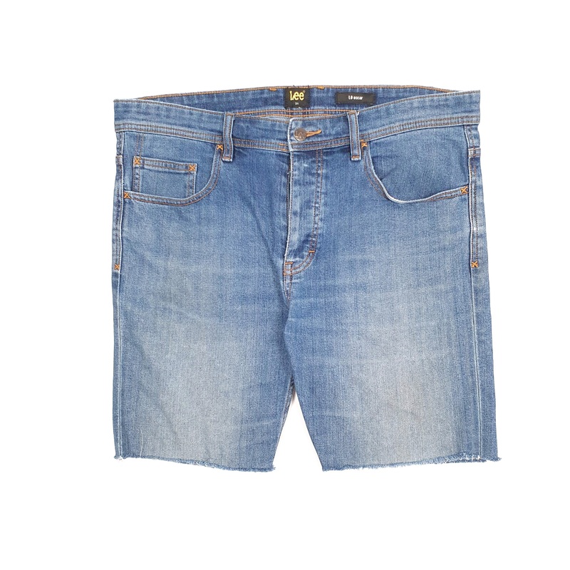 Lee Cut Off Jorts Blue Denim Jeans Cotton Shorts W36