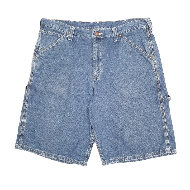 Lee Dungarees Jorts Blue Denim Jeans Cotton Shorts W38