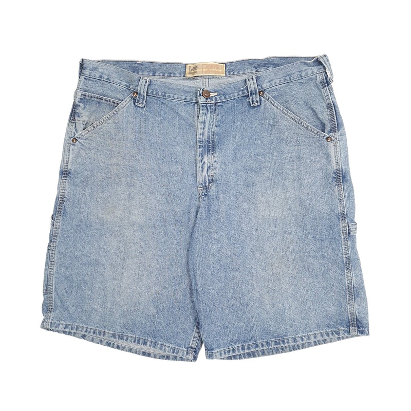 Lee Dungarees Jorts Blue Denim Jeans Cotton Shorts W40