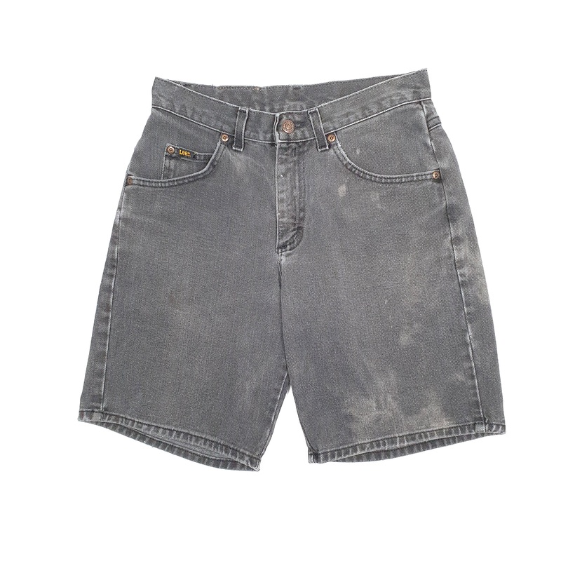 Lee Grey Denim Jeans Cotton Shorts W30