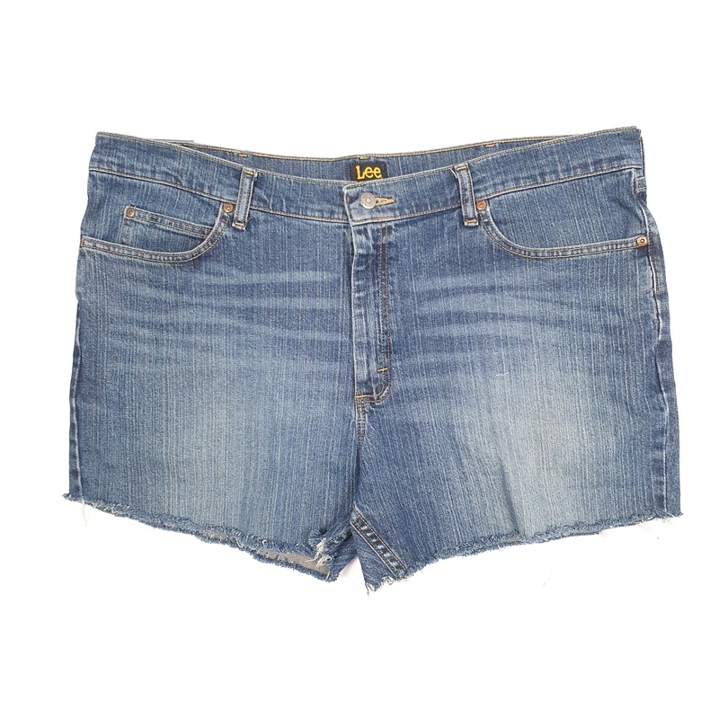 Lee Jorts Blue Denim Jeans Cotton Shorts W42