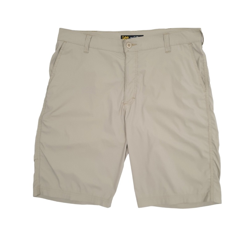 Lee Nylon Waterproof Beige Chino Polyester Shorts W34