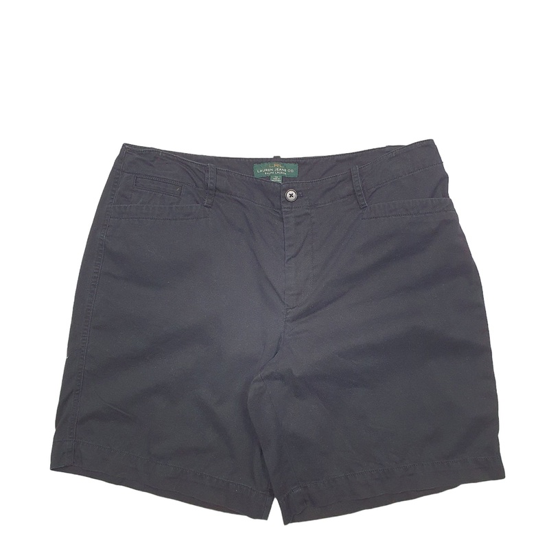 Ralph Lauren Black Chino Cotton Shorts W36