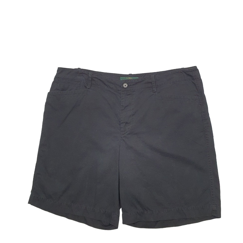 Ralph Lauren Black Chino Cotton Shorts W38