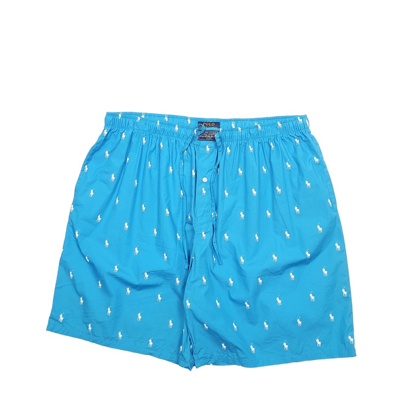 Ralph Lauren Blue Swim Trunks Cotton Shorts W36