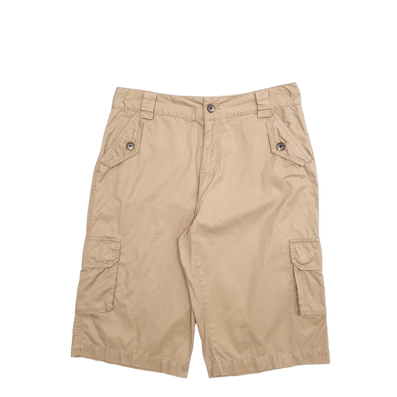 Ralph Lauren Brown Cargo Workwear Cotton Shorts W32