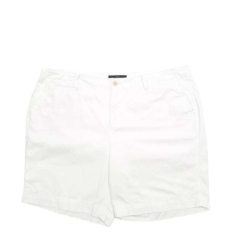 Ralph Lauren White Chino Cotton Shorts W40