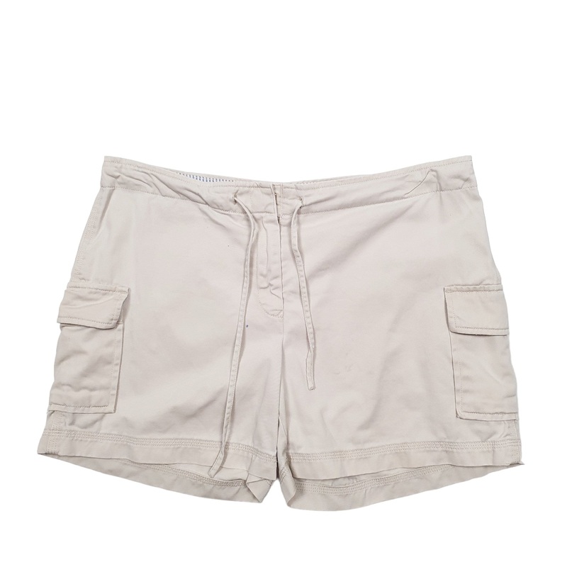 Tommy Hilfiger Beige Cargo Workwear Cotton Shorts W32
