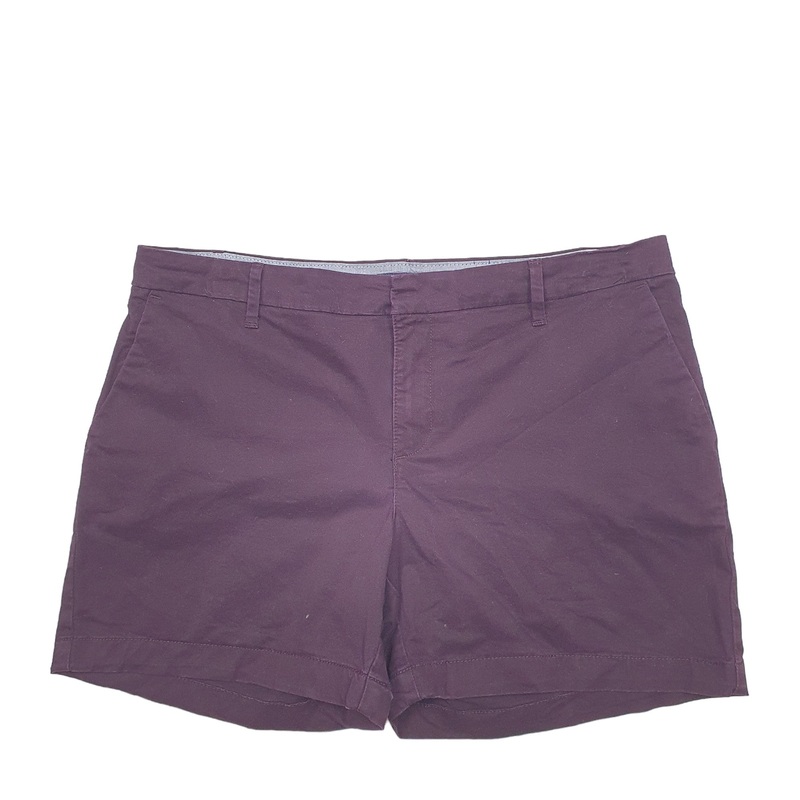 Tommy Hilfiger Burgundy Chino Cotton Shorts W34