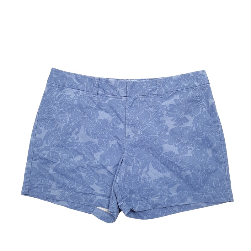 Tommy Hilfiger Pattern Blue Chino Cotton Shorts W34
