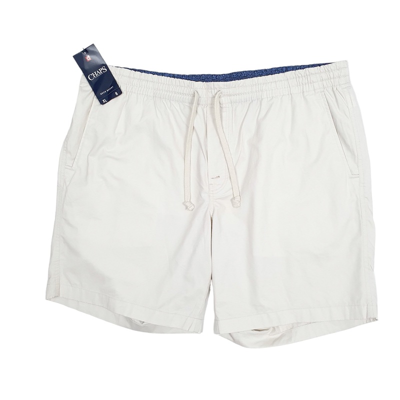Chaps Deck Cream Sport Cotton Shorts W40