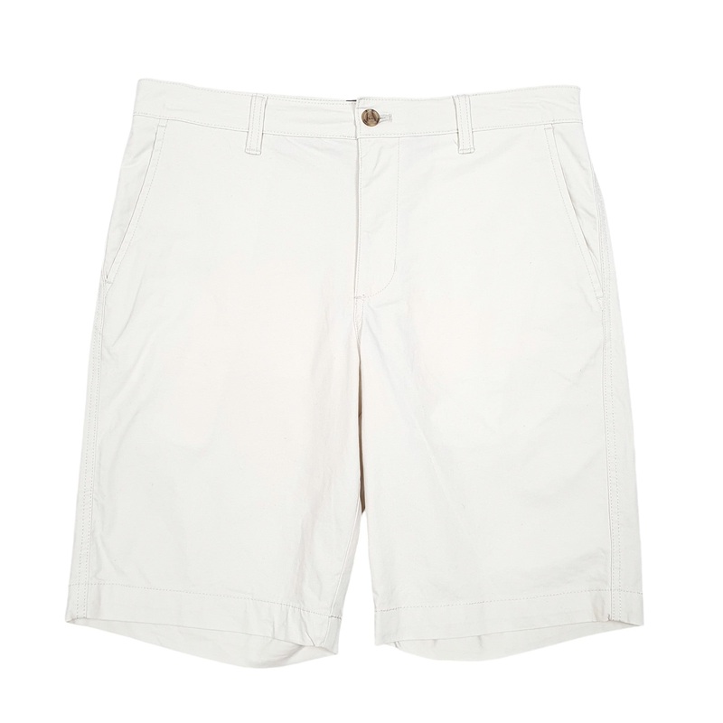 Chaps Stretch Cream Chino Cotton Shorts W32