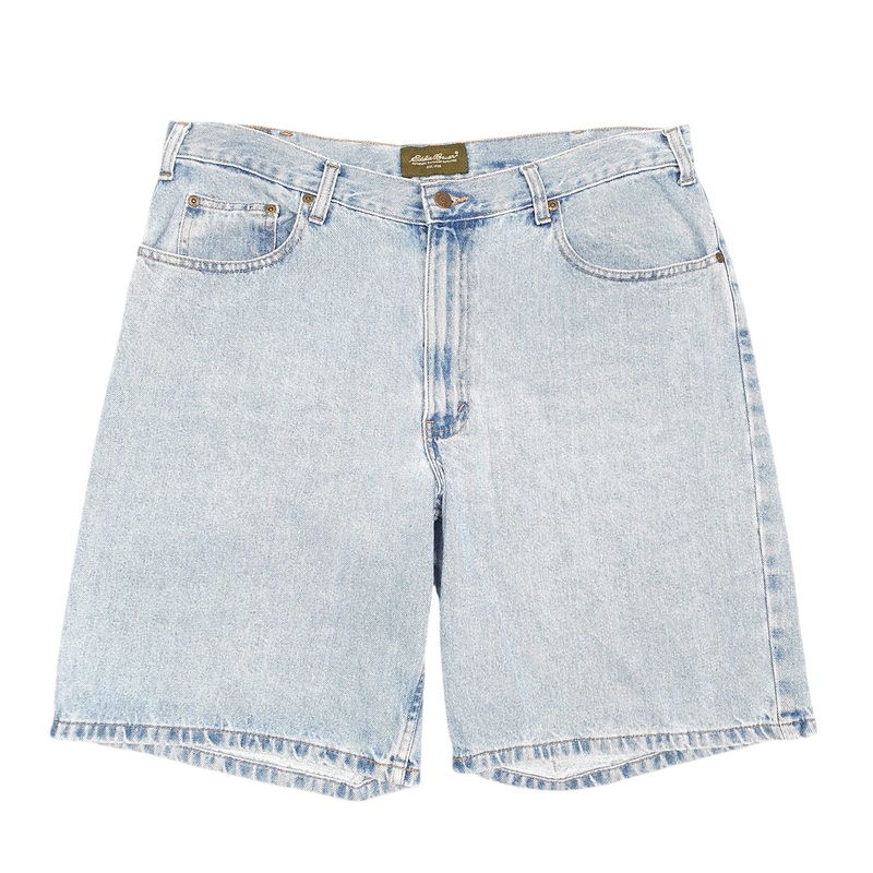 Eddie Bauer Jorts Jean Casual Blue Denim Jeans Cotton Shorts W36