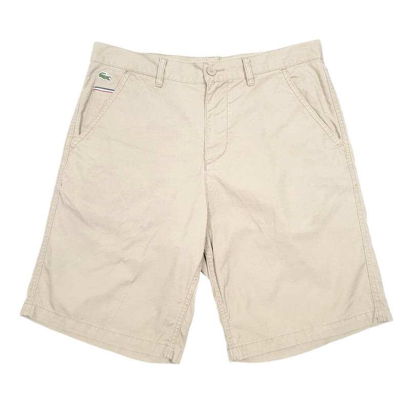Lacoste Beige Chino Cotton Shorts W32