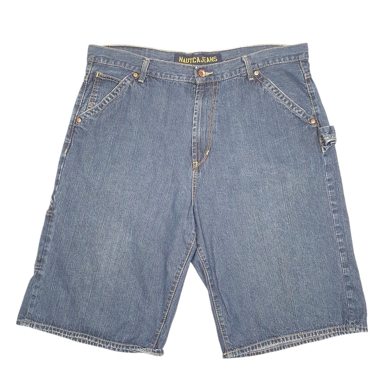 Nautica Baggy Jorts Jean Blue Denim Jeans Cotton Shorts W38