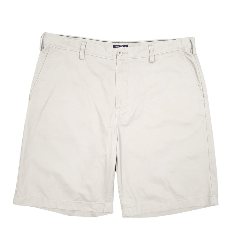 Nautica Beige Chino Cotton Shorts W38