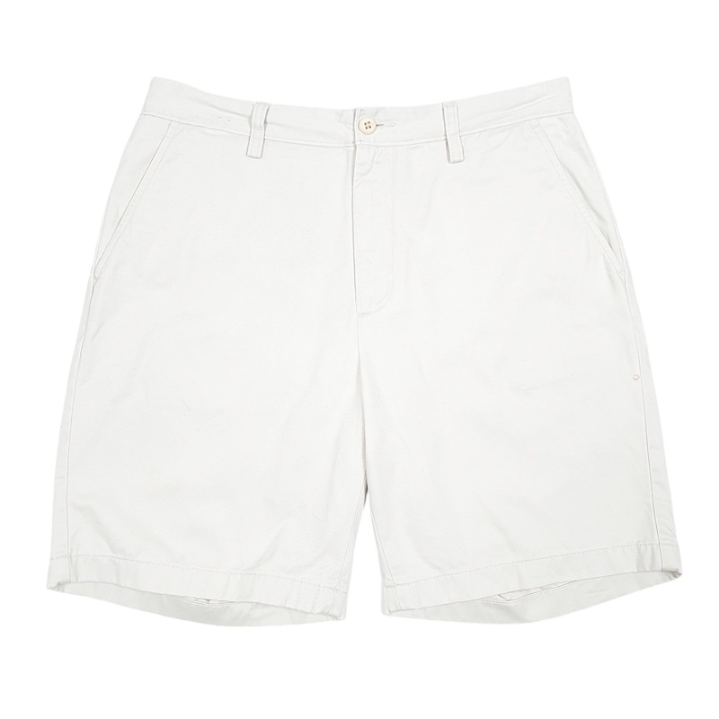 Nautica Classic Fit Deck Beige Chino Cotton Shorts W32