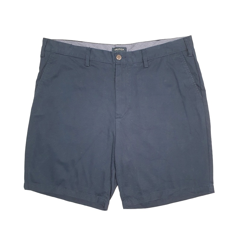 Nautica Classic Fit Deck Navy Chino Cotton Shorts W38