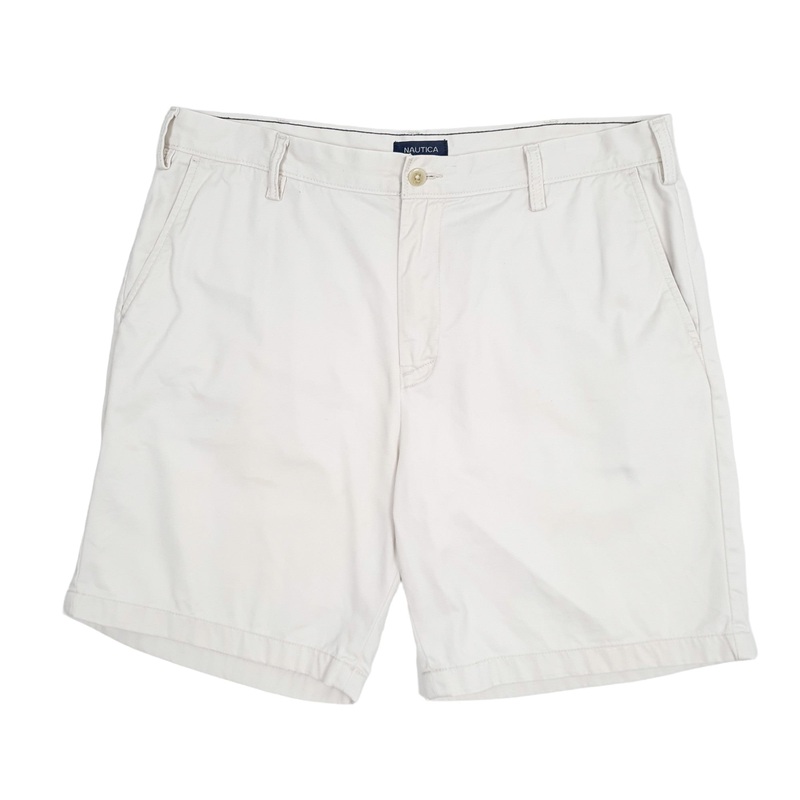 Nautica Deck Beige Chino Cotton Shorts W38