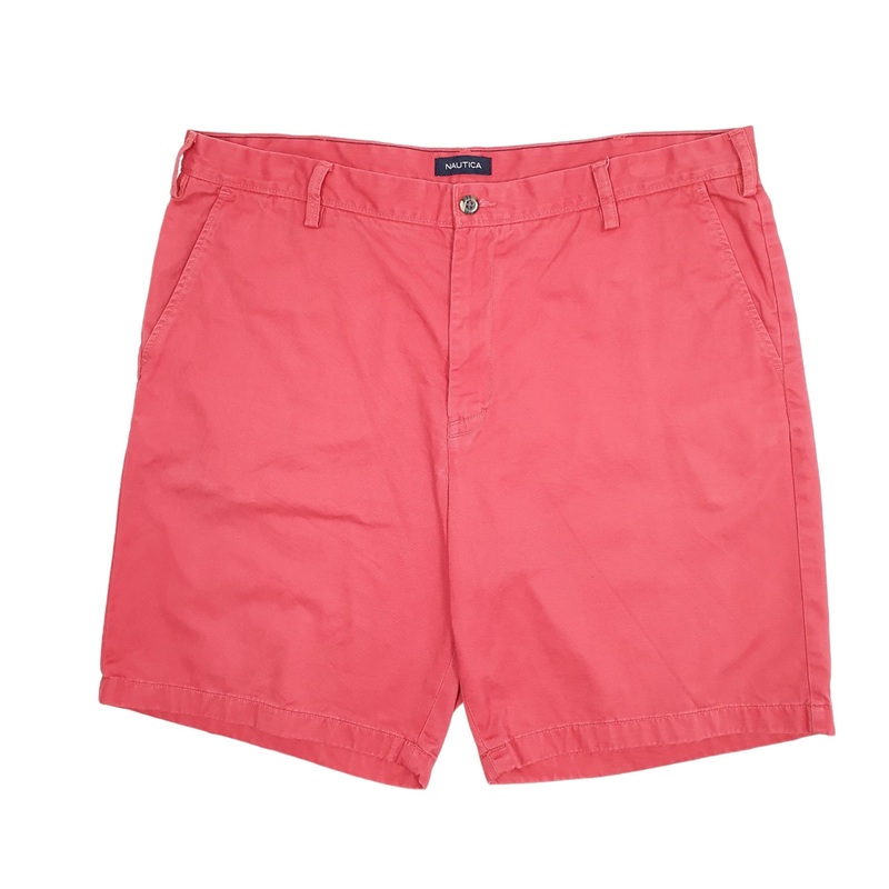 Nautica Deck Red Chino Cotton Shorts W40